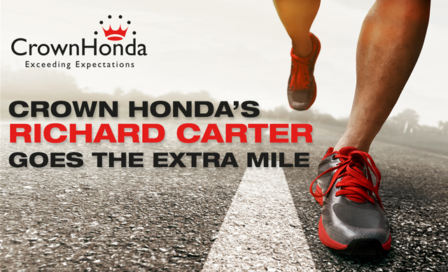 Crown Honda’s Richard Carter goes the extra mile