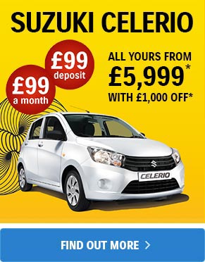 Suzuki Cererio. All Yours From £5,999.