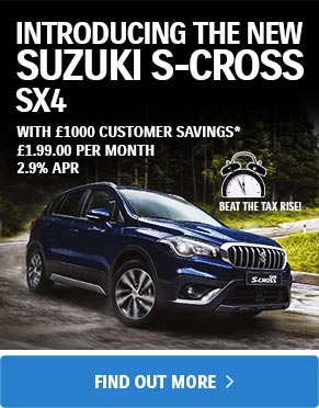 Introducing The New Suzuki S-Cross SX4. With £1000 Customer Savings