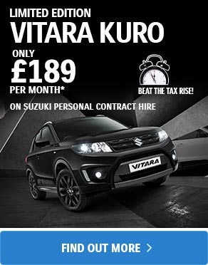 Limited Edition Vitara Kuro. Only £189 Per Month.