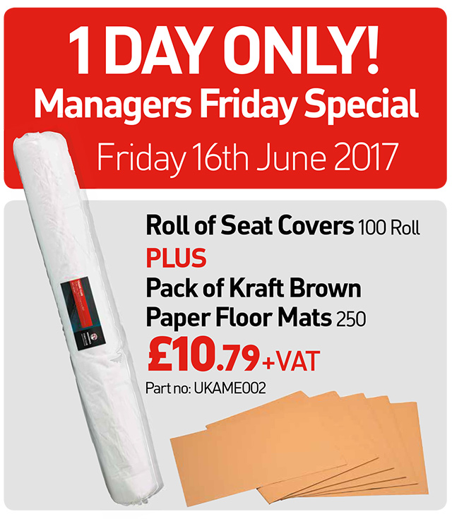 1 DAY ONLY! Managers Friday Special. Friday 16th June 2017