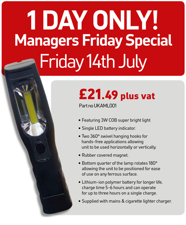 Managers Friday Special