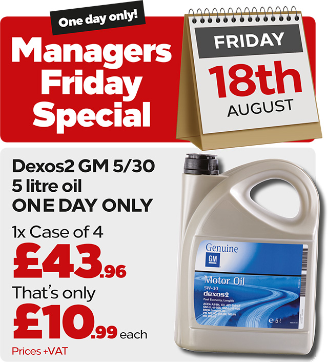 Managers Thursday/Friday Special